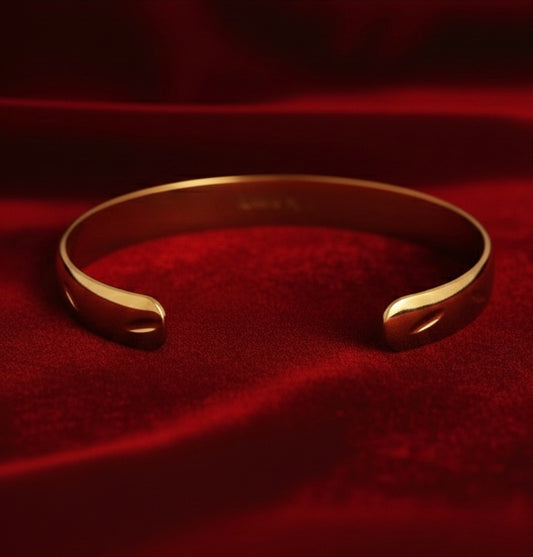 Elora Gold Plated  cuff Bracelet