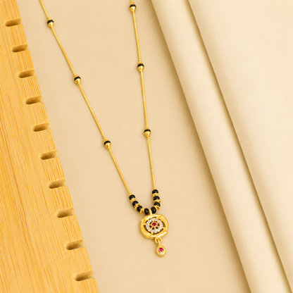 Elora Golden Radiance Mangalsutra Necklace