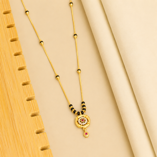 Elora Golden Radiance Mangalsutra Necklace