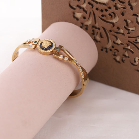Elora Regal Medusa Luxe Gold Bracelets