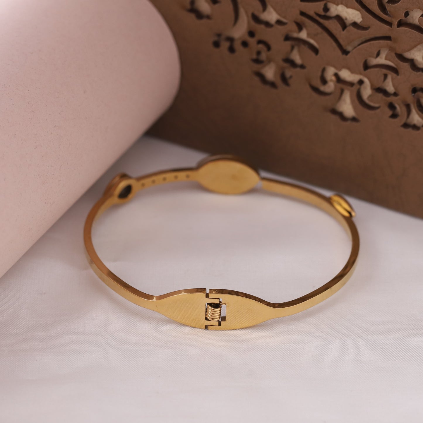 Elora Sapphire Aura Evil Eye Bangle bracelets