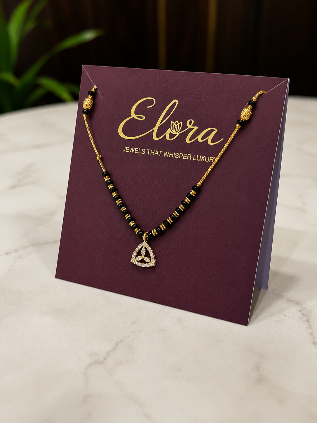 Elora Aura Floral Mangalsutra