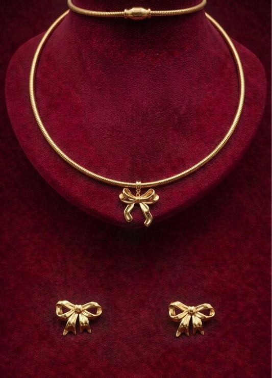 Elora Golden Ribbon Elegance Set