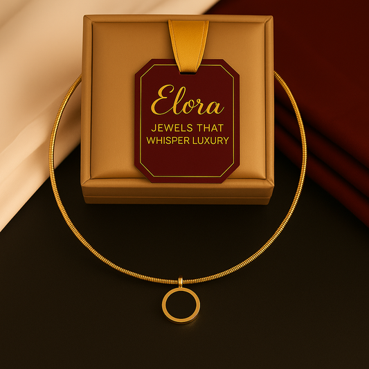 Elora Timeless Noir Pendant chain