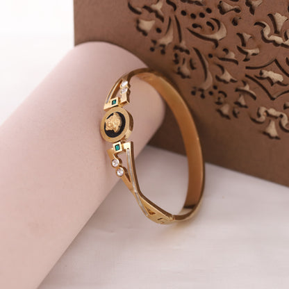 Elora Regal Medusa Luxe Gold Bracelets