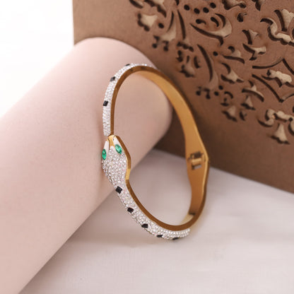 Elora Emerald Serpent Luxe Designer Bracelets