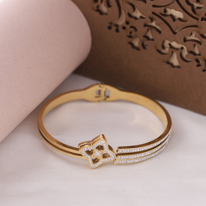 Elora Golden Bloom Luxe Crystal Bracelets