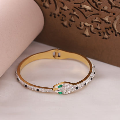 Elora Emerald Serpent Luxe Designer Bracelets
