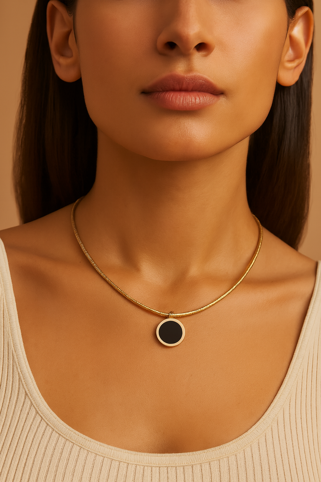 Elora Timeless Noir Pendant chain