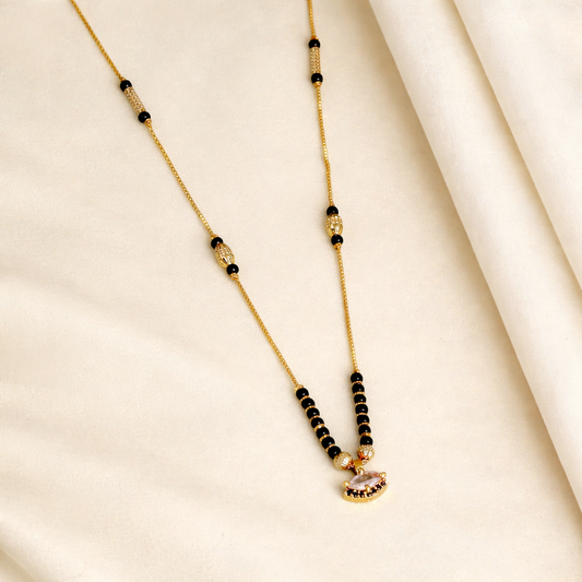 Elora Gold Plated Aura Mangalsutra Necklace ✨