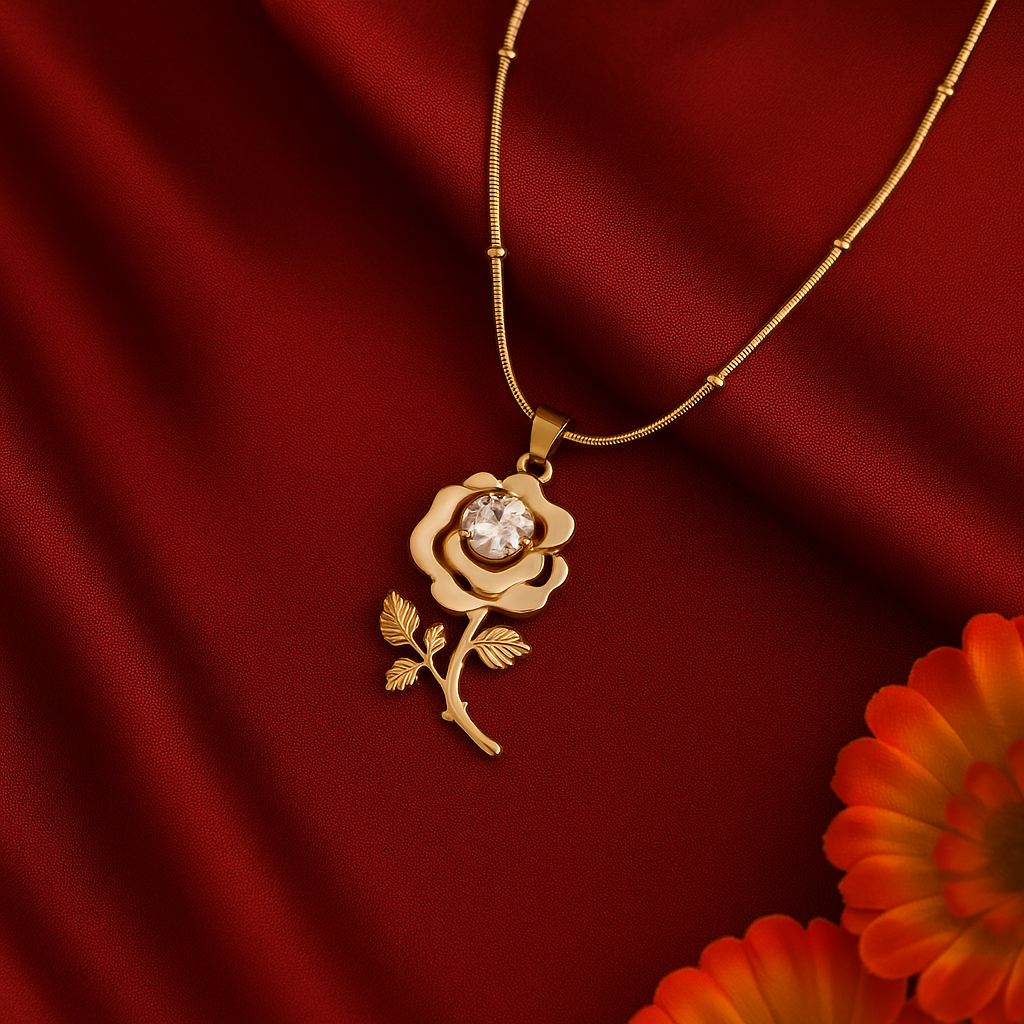 Elora Rose Gold Pendant chain