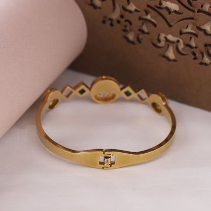 Elora Eternal Bloom Gold-Plated Tree of Life Bracelet