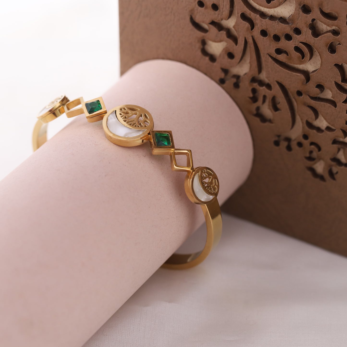 Elora Eternal Bloom Gold-Plated Tree of Life Bracelet