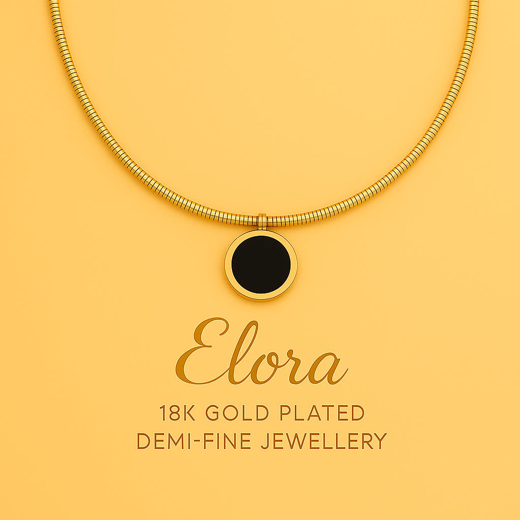 Elora Timeless Noir Pendant chain