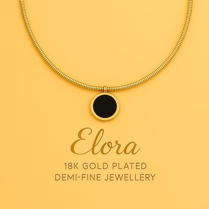 Elora Timeless Noir Pendant chain