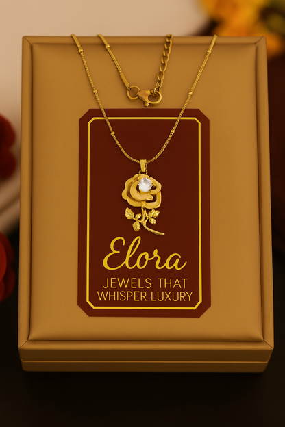 Elora Rose Gold Pendant chain