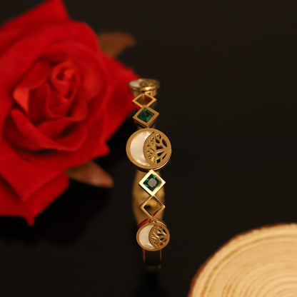 Elora Eternal Bloom Gold-Plated Tree of Life Bracelet