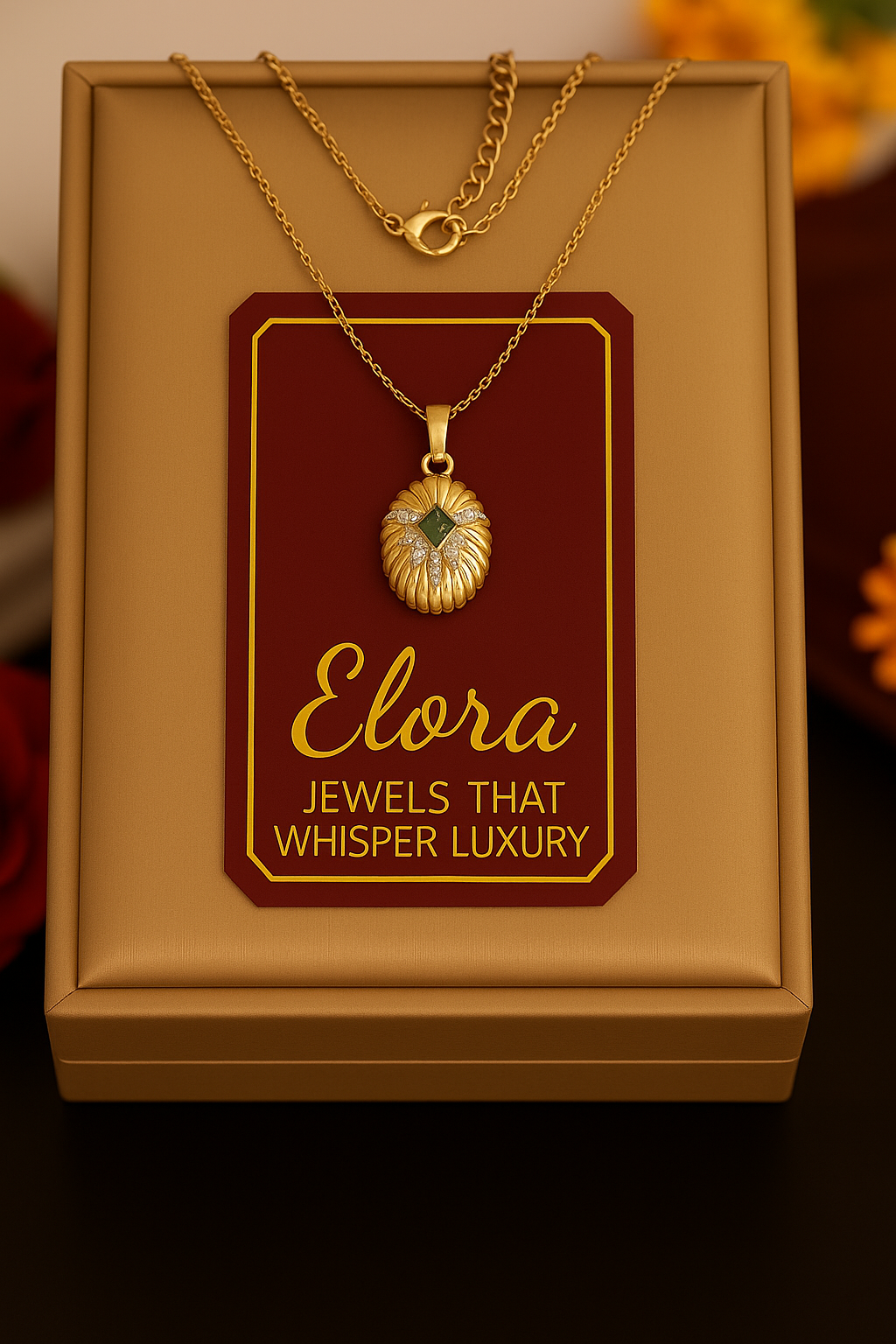 Elora Royal Radiance Pendant chain