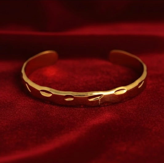 Elora Gold Plated  cuff Bracelet